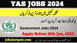 Latest Jobs in Youth Affairs and Sports Department 2024